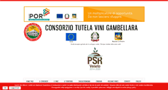 Desktop Screenshot of consorziogambellara.com
